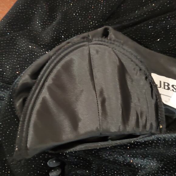 Vtg JBS LTD Velvet Sparkle Dot Button Tunic Top Womens Plus Size 1X Whimsygoth - Picture 6 of 10